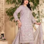 Lavender Luxe Embroidered 3-Piece Suit