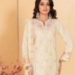 Ivory Blossom Embroidered 3-Piece Suit