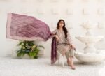 Ivory Bloom Printed Lawn Suit - Image 3