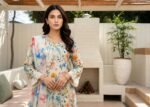 Ivory Meadow Garden 3-Piece Lawn Suit (Design Code: D-5643) - Image 2