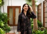 Onyx Copper Flora 3-Piece Lawn Suit - Image 2