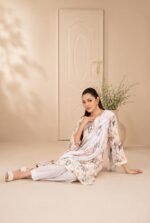 Ivory Petal Printed 3-Piece Suit - Image 3