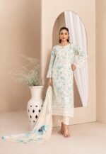 Sky Blossom Printed 3-Piece Suit - Image 2