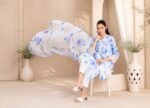 Blue Serenity Printed 3-Piece Suit - Image 2