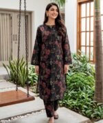 Noir Rose Tapestry 3-Piece Lawn Suit