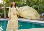 Pastel Mint Floral 3-Piece Lawn Suit - Image 3