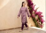 Plum Blossom Printed Lawn Suit