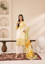 Saffron Sun Lawn 3-Piece Suit - Image 3
