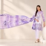 Lilac Ombré Floral 3-Piece Suit