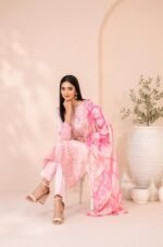 Rosewater Pink Lawn 3-Piece Suit - Image 2