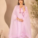 Orchid Blossom Embroidered 3-Piece