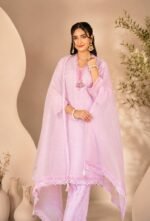 Orchid Blossom Embroidered 3-Piece