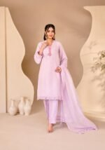Orchid Blossom Embroidered 3-Piece - Image 3