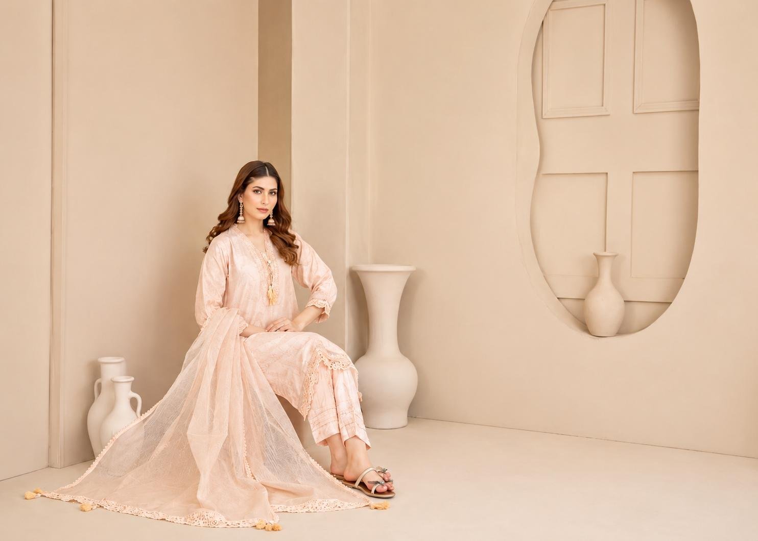 WhatsApp Image 2026-08-19 at 5.12.00 PMVZVZVZ Blush Peach Elegance 3-Piece - Image 1