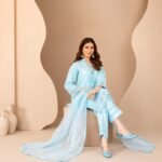Sky Azure Cutwork 3-Piece