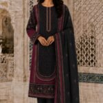Black Maroon Eastern Set