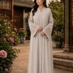 Ivory Whisper Abaya