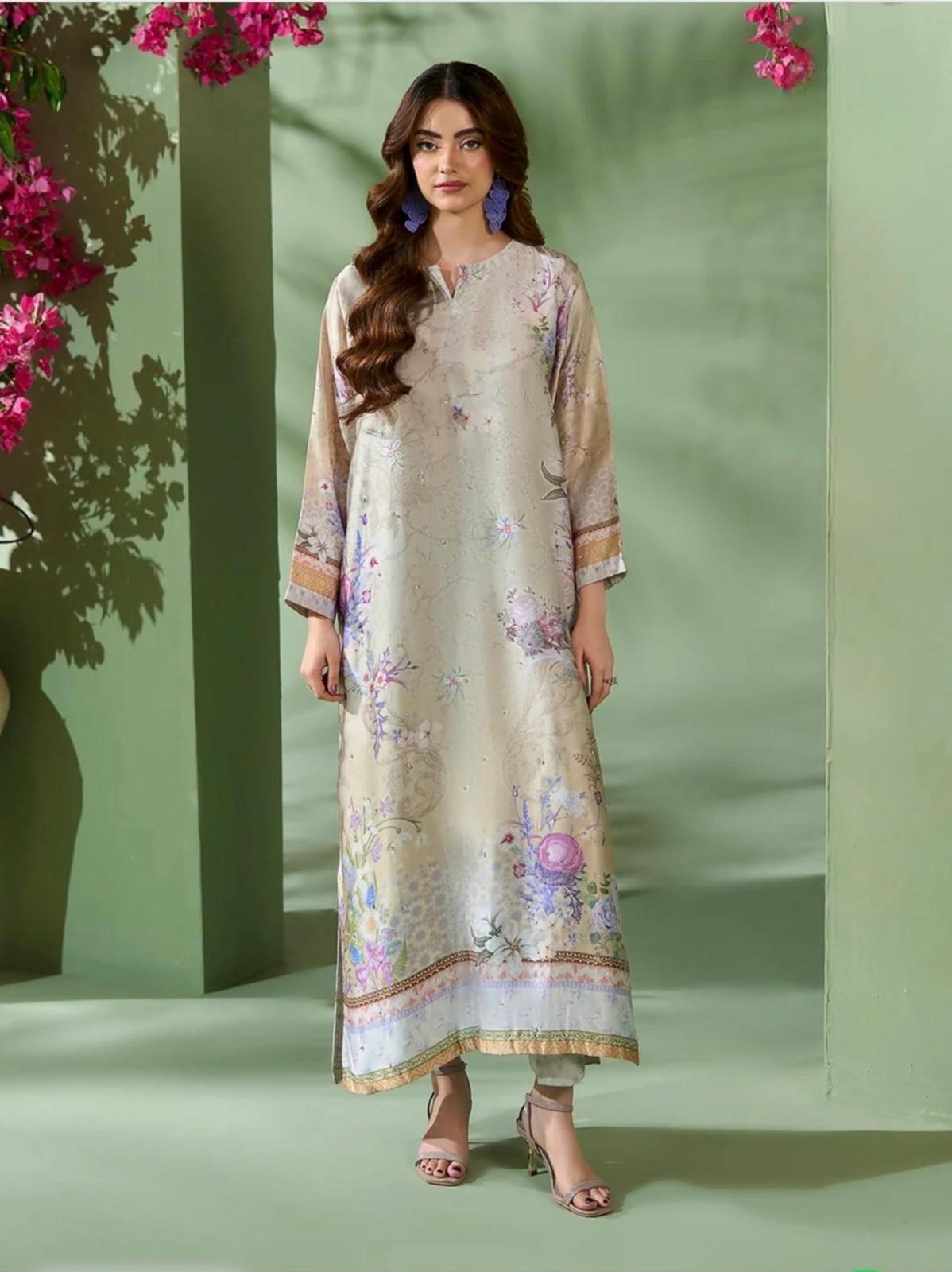 4-Photoroom Soft Sand Pastel Floral Print 2 Piece Suit - Image 1