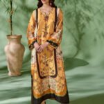 Marigold Floral Panel Print 2 Piece Suit